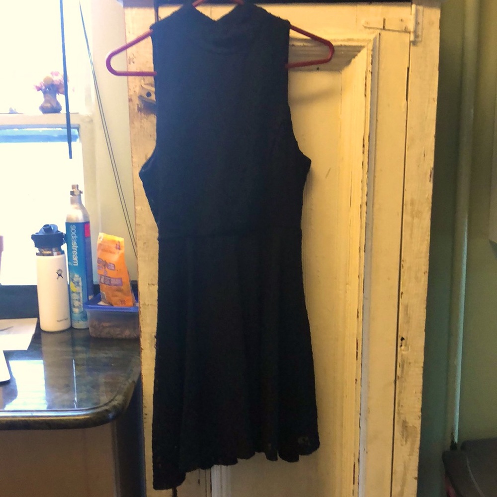 Little black lace dress